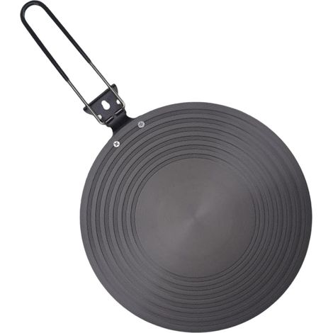 Plaque de diffuseur de Chaleur Pliable pour cuisinière à gaz, Plateau de dégivrage à décongélation Rapide en Aluminium convertisseur d'adaptateur à, 24cm (1/5)
