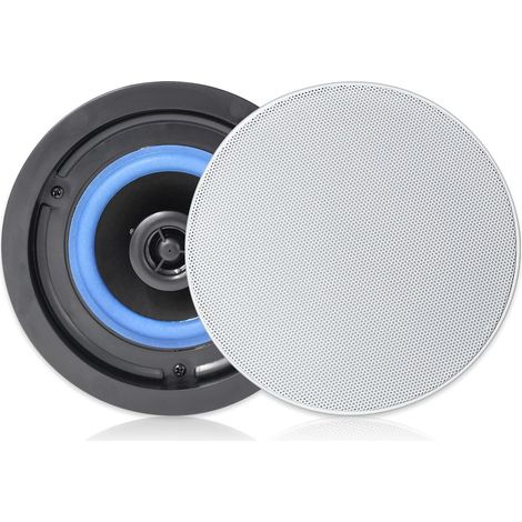 4 Inch 160 Watt Recessed Ceiling Speaker, Ceiling Speaker, Recessed 2 Way Ceiling Wall Speakers Perfect for Kitchen, Living Room, Porch Covered (1/5)