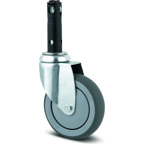 Roulette pivotante blocage centralisé - médical - ø125mm- Agila