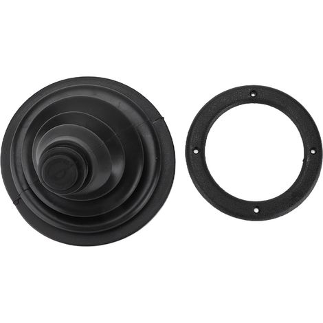 Soufflet protecteur en caoutchouc plastique pour câble de direction marine, noir, adaptable bateaux yachts voitures, kit protection étanche. (1/5)