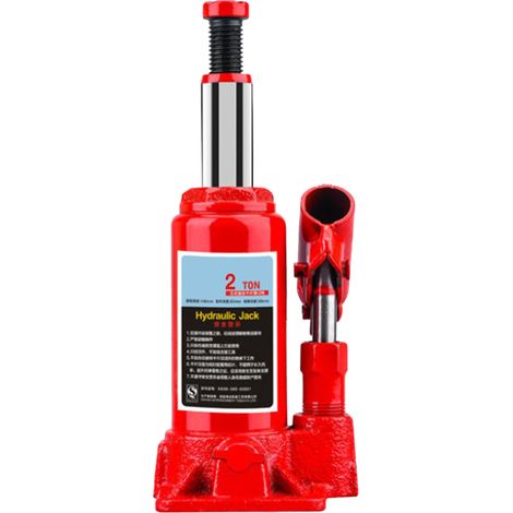 Ortviai Crick hydraulique vertical pour voiture – 2 tonnes, compact et sécurisé, en métal robuste (1/5)