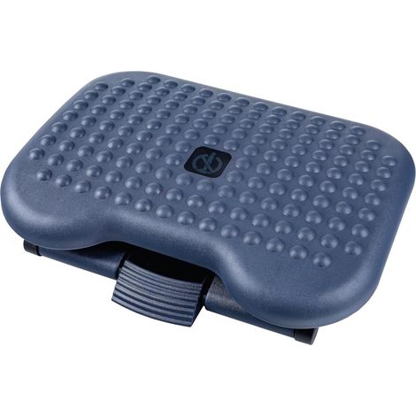 Repousse-pieds Réglable - Hauteur Ajustable 110 140 170 mm - Support Ergonomique pour Bureau - Antidérapant avec Repose-pieds à Encoche - Pour Usage Bureau et Maison - Plastique - 46 x 36 x 23,8 cm (1/5)