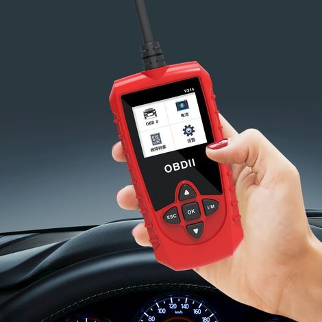 Lector OBD2 profesional: diagnóstico de vehículos con 9 protocolos, detección y borrado de códigos de avería, compatible con coches y motocicletas. (1/5)