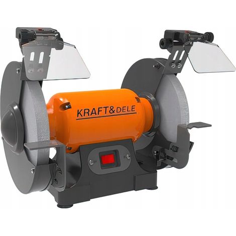Tischschleifmaschine 1800 W 230 V Schleifstein 2 x 150 x 12,7 mm 2980 U/min Kraft&Dele (1/5)