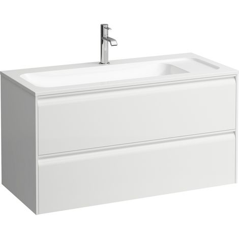 LAUFEN MEDA Meuble sous-lavabo, 2 tiroirs, système de rangement