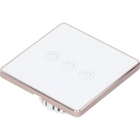 Interrupteur Intelligent WiFi Blanc, Commande à Distance sans Fil pour Maison Connectée 100‑240V AC (1/5)