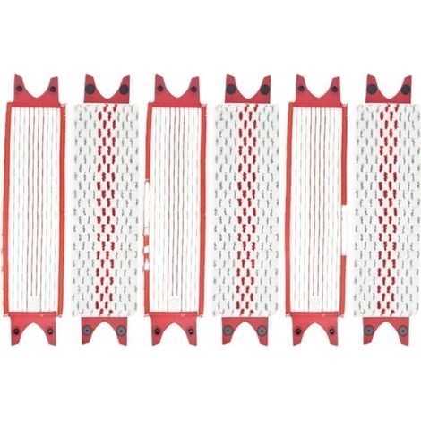 Lot de 6 serpillères en microfibre compatibles avec Vileda, serpillères plates réutilisables UltraMax XL, lavables en machine-DOU (1/4)