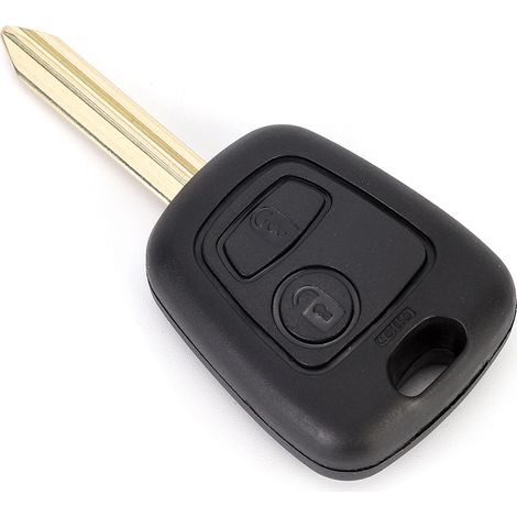 Coque de clé de voiture à double bouton pour Citroën C1, C2, C3, C4, Xsara et Picasso, en matériau ABS. (1/5)