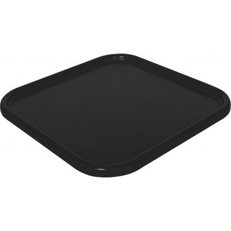 Mondelin – Bac à ciment carré noir 1 m x 1 m – Polyéthylène 3,1 mm – Résistant aux produits de construction – Pour chantiers humides