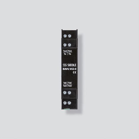 Siedle&Söhne Bus-Audio/Video-Verteiler unsymetr.schwarz BAVU 652-0 (1/5)
