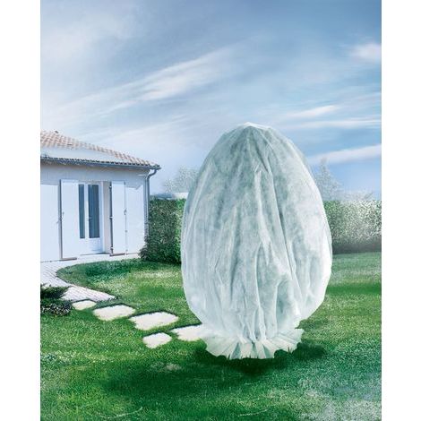 – Voile d'hivernage 4 x 6 m en polypropylène – Résistant aux UV – Protection des plantes – Densité 45 g/m² (1/5)