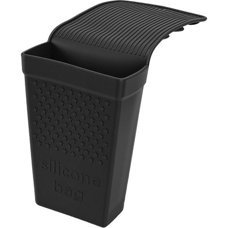 Fer à lisser, fer à friser, lisseur, étui en silicone résistant à la chaleur avec ventouse puissante, noir (1/5)