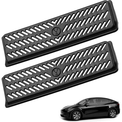 pieces Tesla Model Y accessory 20 x 6 cm vent grille protector replacement for Tesla Model Y 2019-2023, air conditioning protector under the seat vents (1/5)