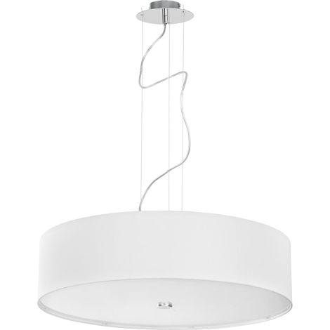 Lustre suspension Nowodvorski Viviane blanc tissu 3xE27 (1/3)