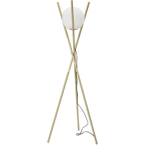 Ferretti GLAMY lampadaire doré 155 cm minimaliste (1/4)