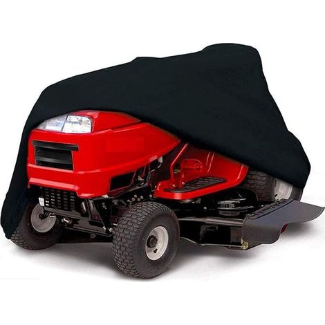 Housse de tondeuse à gazon, housse de tracteur étanche pour terrasses jusqu'à 137,2 cm, polyester Oxford 420D robuste, durable, UV, résistant à l'eau pour votre tracteur de jardin.-- (1/5)