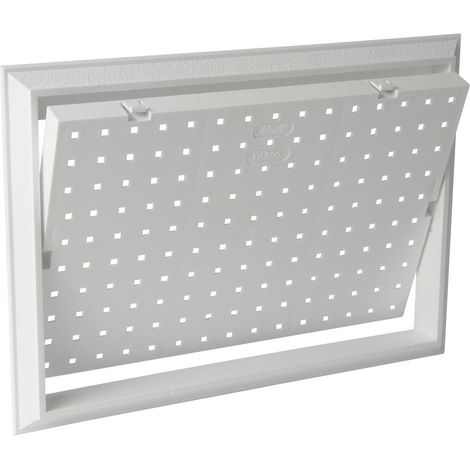 Nicoll – Trappe de visite baignoire rectangle 369x259mm – Compatible 6 carreaux 108x108mm – Installation affleurante – Trappe amovible à carreler