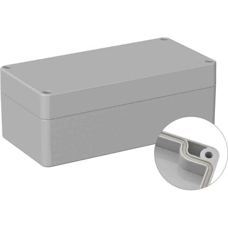 Boîtier à usage général RS PRO en Polycarbonate, 80 x 160 x 60mm, Gris IP66 ( Prix pour 1 ) (1/2)
