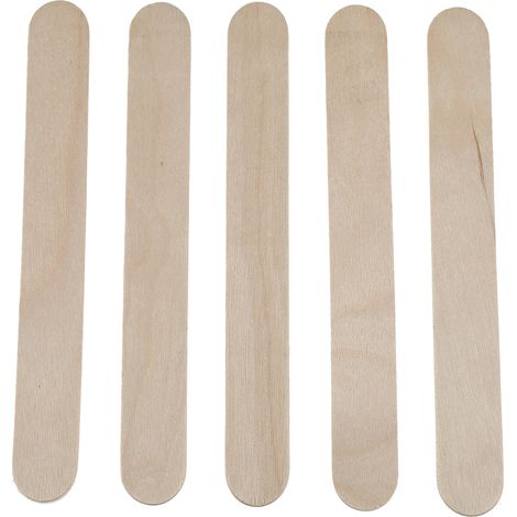 Kit de 5 spatules chauffantes jetables pour cire chaude, idéal pour l'épilation en salon. (1/5)