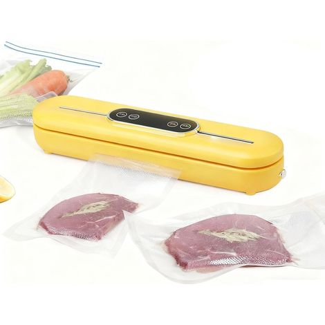 Machine à emballer sous vide intelligente avec écran tactile LED - Machine à emballer sous vide automatique pour aliments, modes sec/humide, machine à emballer sous vide pour la cuisine et la préparat (1/5)