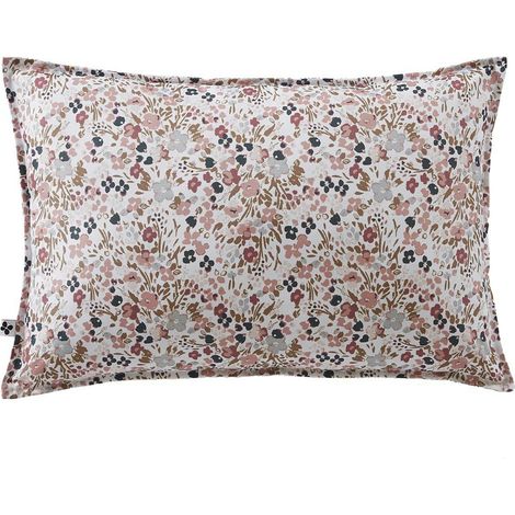 Housse de coussin 40 x 60 cm polyester imprimé + enduction Capucine pampa (1/2)