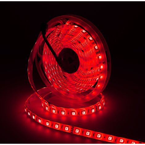 Jandei - Tira Led 24v RGB Exterior 60led/m Smd5050 Adhesivo 3m Bobina 5m Tira LED 24V