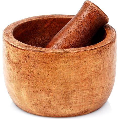 Mortero de madera para especias (1/5)