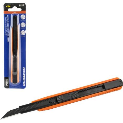 Cúter ACCUMASTER con cuchilla SK5 de 9 mm y guía en ABS (1/5)