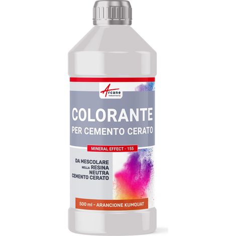 COLORANTE PER CEMENTO CERATO MINERAL EFFECT - 155 - 500 ml Arancione Kumquat - ARCANE INDUSTRIES