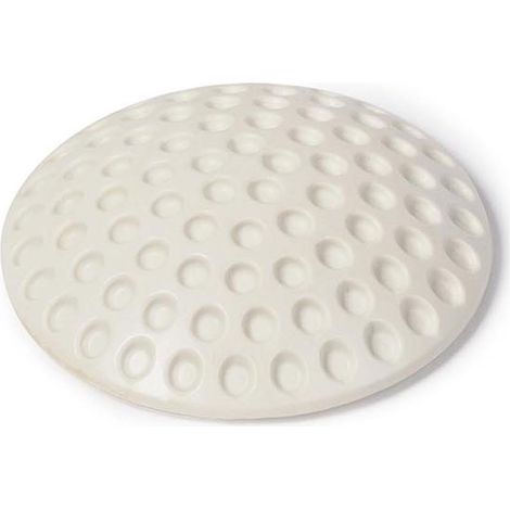 Tope de Puerta  Estilo Decorativo  Fabricado en TPS  Acabado en Blanco Mate  Medidas 505012 mm  Sistema de Fijación  2 Unidades -