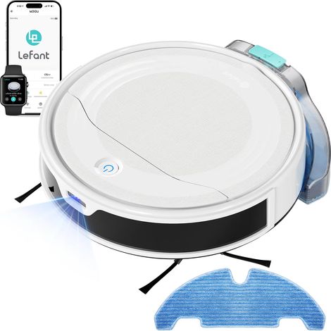 Aspirateur Robot Haute Performance 6000Pa – Navigation Intelligente 190°, Contrôle APP/WiFi, Longue Autonomie 170 Min