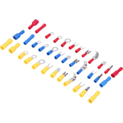 540 Pièces Connecteurs Électriques en Cuivre à Déconnexion Rapide, Bornes à Souder PVC pour Circuits Informatiques (1/5)