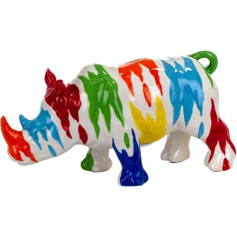 Signes Grimalt Figure di figura animale  Huchaer Rhino Blue Animals 11x28x14cm 23891