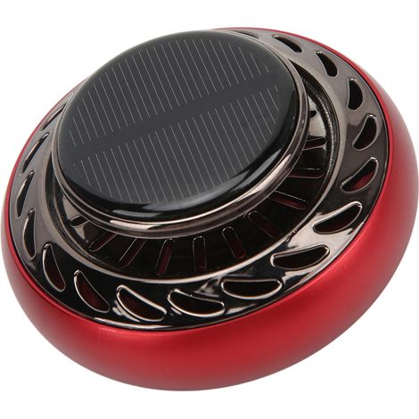 Solarbetriebener, rotierender Diffusor für ätherische Öle für Auto, rot, Wohndekoration (1/5)