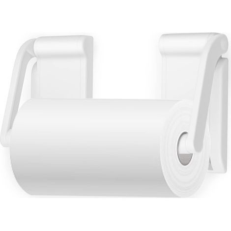 Magnétique Support Sopalin, Punch Gratuit Porte Essuie Tout, Espacement Réglable, Bras de Suspension Orientable à 180°, Convient pour Suspendre des Rouleaux de Papier Essuie-Tout (1/5)