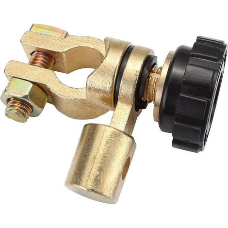 Battery Disconnect Switch Isolator 6V 12V Cut Off Switch Battery Switch for Car Boat Negative Pole (1/5)