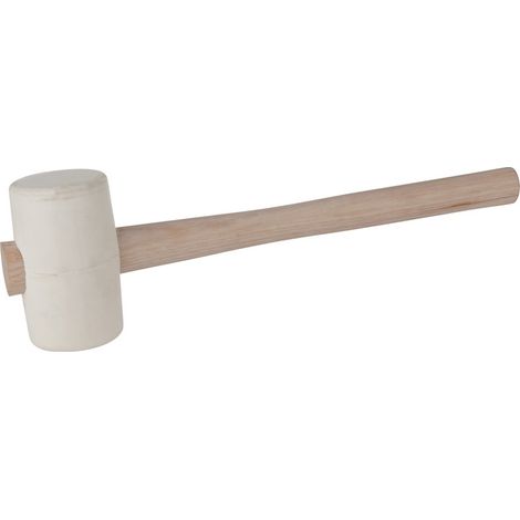 KS Tools - Maillet caoutchouc avec tête blanche, 735g - 140.1236