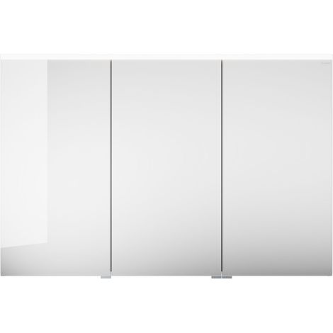 Armoire de toilette burgbad Eqio avec applique LED et éclairage (1/2)