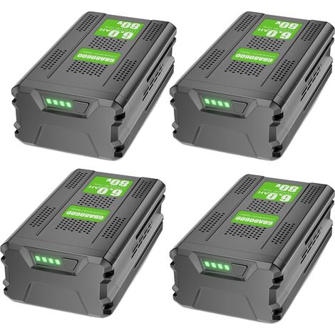 Batterie de remplacement, capacité de 6000mAh, compatible avec les outils Greenworks, Rose (1/2)