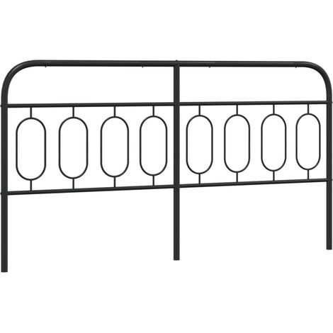 Tête de lit,Panneau décoratif métal noir 183 cm CFW2757818 (1/5)