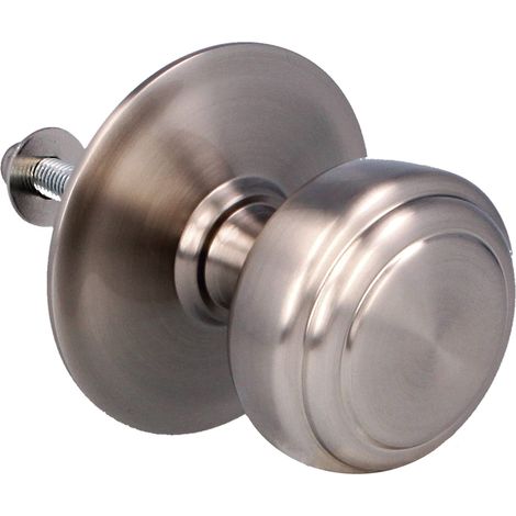 AMIG Bouton de porte d´entrée 12 Ø70 mm Laiton Chromé mat (1/5)