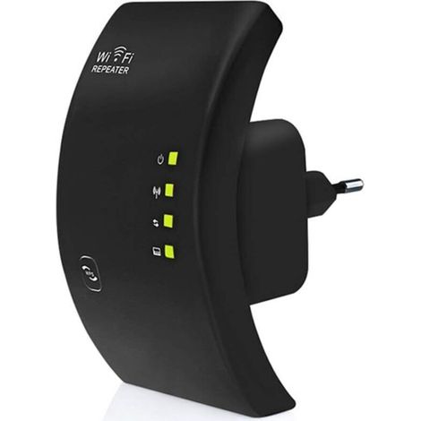 Ripetitore WiFi da 300 Mbps – Amplificatore di segnale a lungo raggio con porta Ethernet e modalità punto di accesso, configurazione semplificata