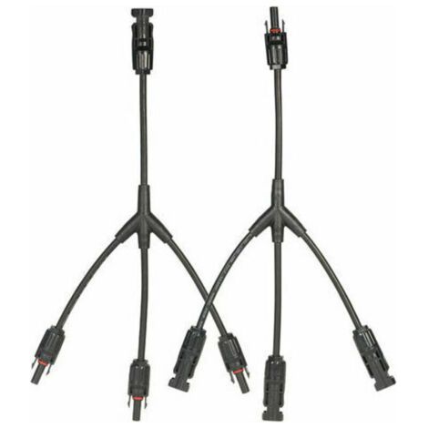 Mc4 Y-Type Solar Panel Cable Connector Adapter, 1 e M/FFF and F/MMM - 1 e M/FFF and F/MMM (1/5)