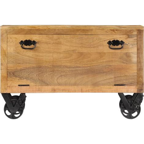 Meuble à chaussures,Armoire à chaussures 86x35x55 cm Bois de manguier solide CFW7529130 (1/5)