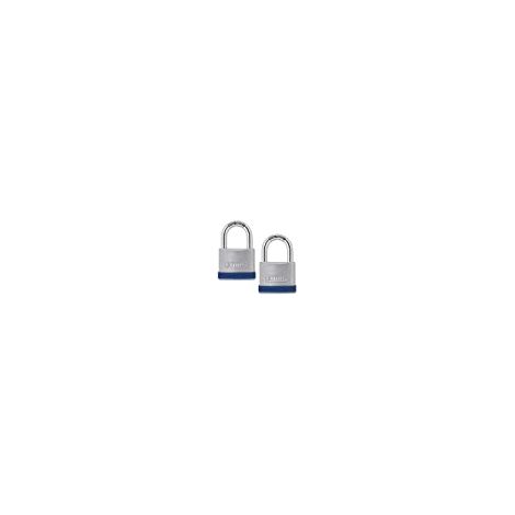 ABUS Silver Rock 5 Zinc Padlock Twin Pack (40mm, Model ABU540TC) - Durable, High-Security Locking Solution (1/3)
