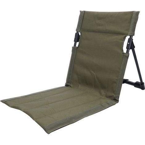 Chaise pliante portable - Chaise de plage pliante avec dossier - Chaise pliante - Chaise de jardin - Chaise pliante - Vert armée (1/5)