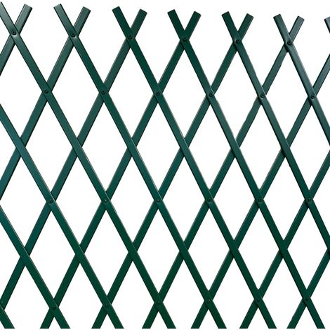 TENAX Treplas 100x300 cm, Verde, Traliccio Estensibile in PVC per Sostegno a Muro di Fiori e Piante Rampicanti (1/5)