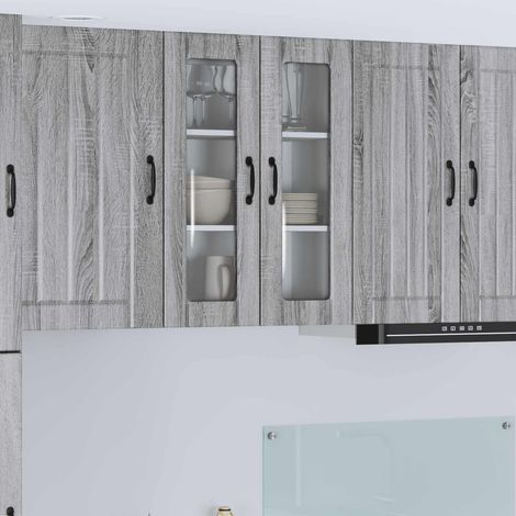 Küchenschrank Lucca Graues Sonoma 60 x 31 x 80 cm Holzwerkstoff