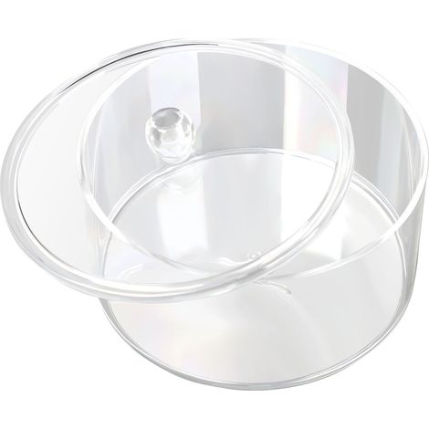 Présentoir à ceintures en acrylique transparent à 2 niveaux, diamètre 14 cm (5,5 pouces), résistant et léger. (1/5)
