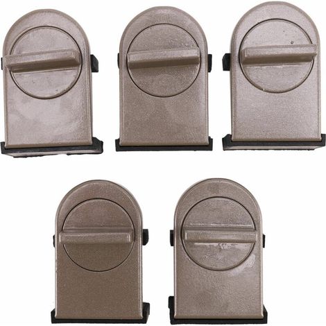 Ensemble de 5 pièces comprenant un verrou antivol pour porte coulissante, des sangles de blocage pour fenêtre coulissante et un verrou de sécurité enfant pour fenêtre. (1/5)